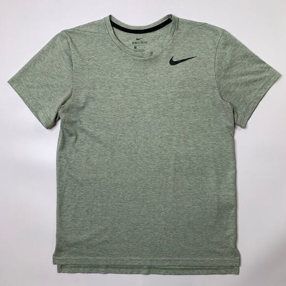 Nike Shirt Mens S Small Dri Fit Breathe Short Sleeve Crew Gym Training Running - Picture 2 of 10